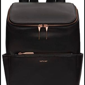 Matt & Nat Brave backpack Excellent Condition. ROSE gold zippers